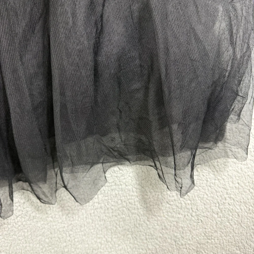 Bailey 44 Women's S Black Tulle Full Midi Skirt Ballet Whimsygoth Dark Romantic‎